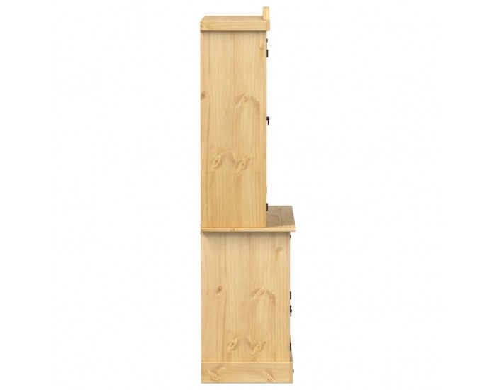 Sonata H Стъклен шкаф витрина Corona 100x48,5x179 см бор масив