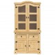 Sonata H Стъклен шкаф витрина Corona 100x48,5x179 см бор масив