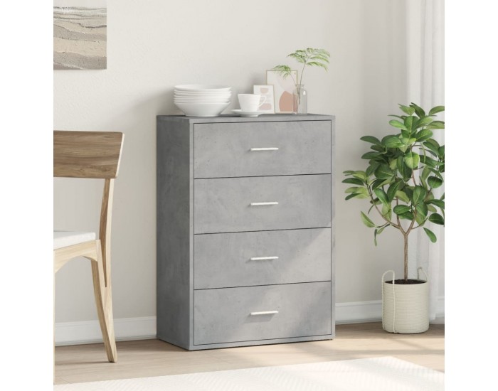 Sonata H Бюфет бетонно сив 60x31x84 см инженерно дърво