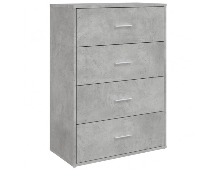 Sonata H Бюфет бетонно сив 60x31x84 см инженерно дърво
