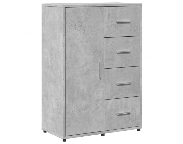 Sonata H Бюфет бетонно сив 60x31x84 см инженерно дърво