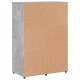 Sonata H Бюфет бетонно сив 60x31x84 см инженерно дърво