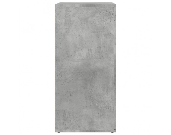 Sonata H Сайдборд, бетонно сив, 79x38x80 см, инженерно дърво