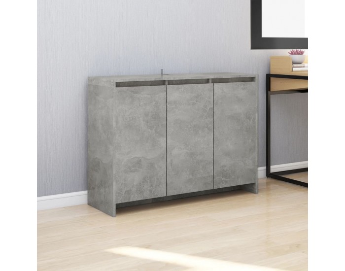 Sonata H Бюфет бетонно сив 102x33x75 см инженерно дърво