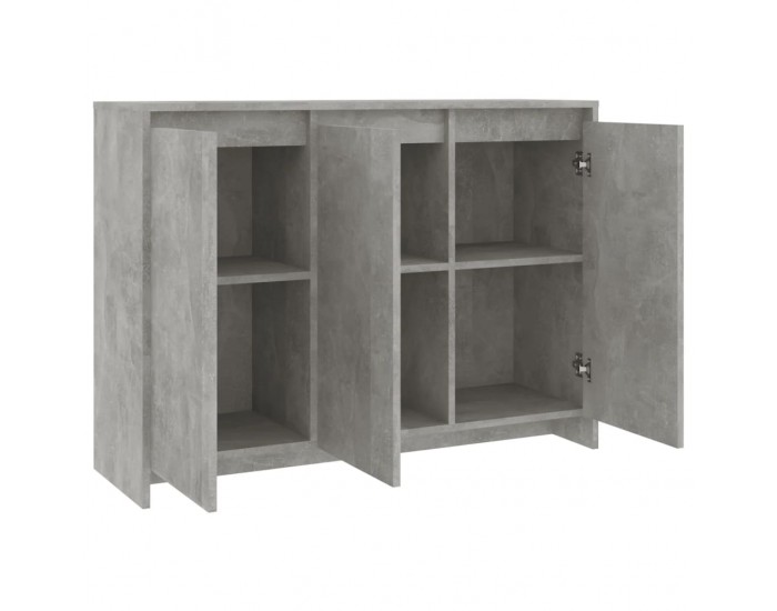 Sonata H Бюфет бетонно сив 102x33x75 см инженерно дърво