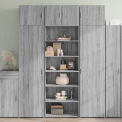 Sonata H Висок шкаф, сив сонома, 70x41x185 см, инженерно дърво - Corpuri, vitrine, biblioteci modulare