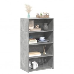Sonata H Висок шкаф, бетонно сив, 70x41x124 см, инженерно дърво - Corpuri, vitrine, biblioteci modulare