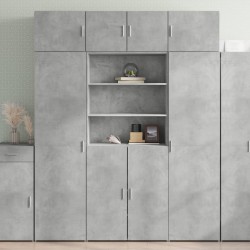 Sonata H Висок шкаф, бетонно сив, 80x42,5x185 см, инженерно дърво - Corpuri, vitrine, biblioteci modulare