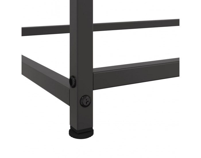 Sonata H Бюфет, черен, 100,5x39x107 см, стомана