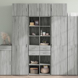 Sonata H Шкаф за съхранение, сив сонома, 70x42,5x225 см, инженерно дърво - Corpuri, vitrine, biblioteci modulare