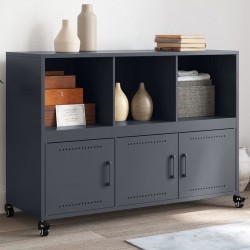Sonata H Бюфет, антрацит, 100,5x39x72 см, стомана - Living