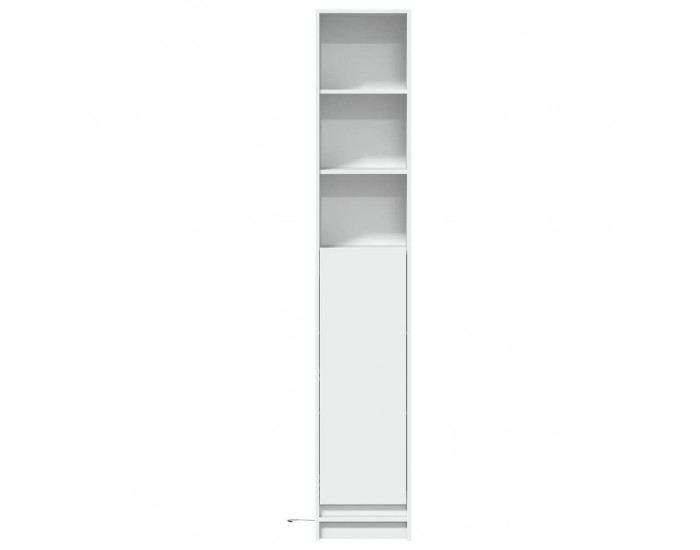 Sonata H Сайдборд с LED, бял, 36x32,5x200 см, инженерно дърво