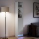 Sonata H Сайдборд с LED, бял, 36x32,5x200 см, инженерно дърво