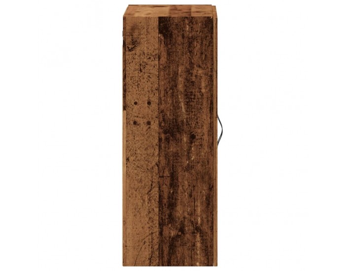 Sonata H Стенен шкаф, старо дърво, 69,5x34x90 см, инженерно дърво