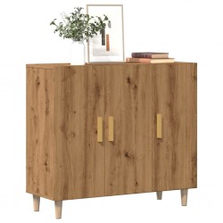 Sonata H Сайдборд, дъб артизан, 90x34x80 см, инженерно дърво - Corpuri, vitrine, biblioteci modulare