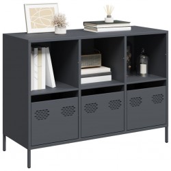 Sonata H Бюфет, антрацит, 101,5x39x73,5 см, студеновалцувана стомана - Living