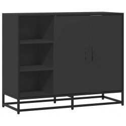 Sonata H Сайдборд, черен, 92x35x76 см, инженерно дърво - Corpuri, vitrine, biblioteci modulare