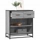 Sonata H Шкаф Grey Sonoma 68x35x76 cm Изработена дървесина