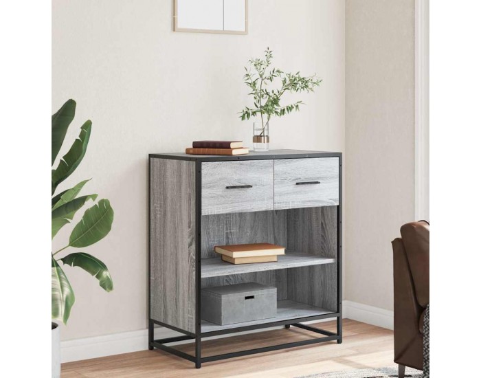 Sonata H Шкаф Grey Sonoma 68x35x76 cm Изработена дървесина