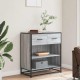 Sonata H Шкаф Grey Sonoma 68x35x76 cm Изработена дървесина