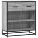 Sonata H Шкаф Grey Sonoma 68x35x76 cm Изработена дървесина