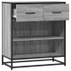 Sonata H Шкаф Grey Sonoma 68x35x76 cm Изработена дървесина