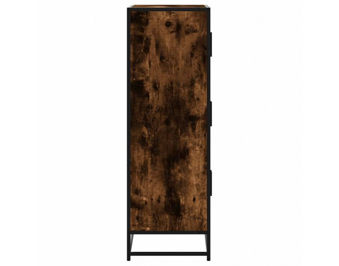 Sonata H Висока етажерка опушен дъб 68x35x106,5 cm Обработено дърво