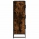 Sonata H Висока етажерка опушен дъб 68x35x106,5 cm Обработено дърво