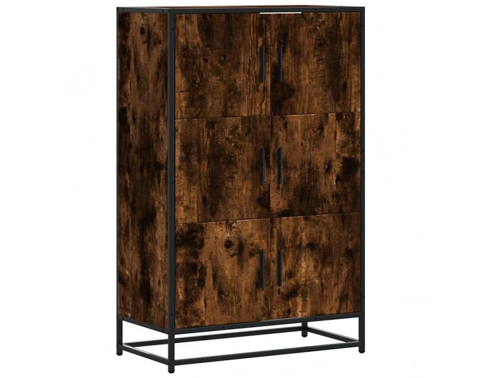 Sonata H Висока етажерка опушен дъб 68x35x106,5 cm Обработено дърво