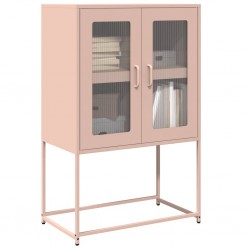 Sonata H Висока дъска Pink 68x39x107 cm Стомана - Corpuri, vitrine, biblioteci modulare