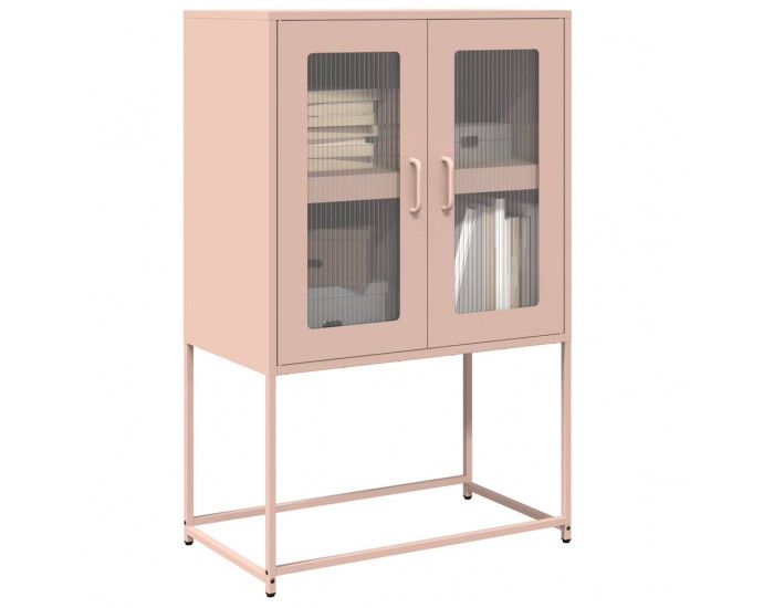 Sonata H Висока дъска Pink 68x39x107 cm Стомана