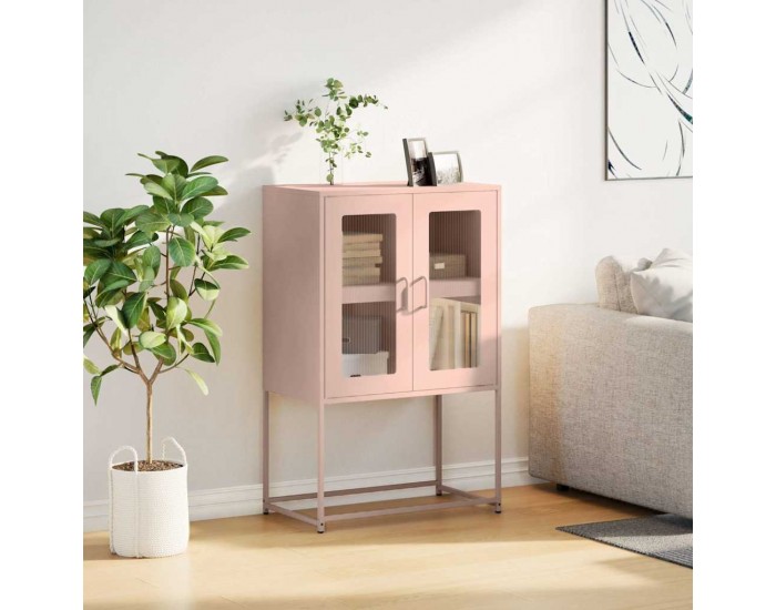 Sonata H Висока дъска Pink 68x39x107 cm Стомана