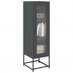 Sonata H Висока дъска антрацит 36x39x123 cm Студено валцувана стомана - Corpuri, vitrine, biblioteci modulare