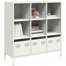Sonata H Висок шкаф, бял, 101,5x39x103,5 см, стомана - Corpuri, vitrine, biblioteci modulare