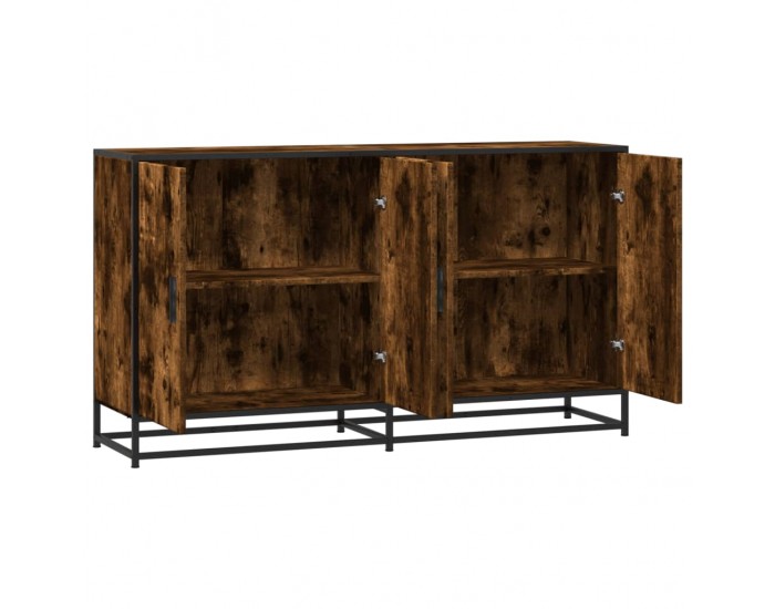 Sonata H Бюфет опушен дъб 134x35x76 см инженерно дърво