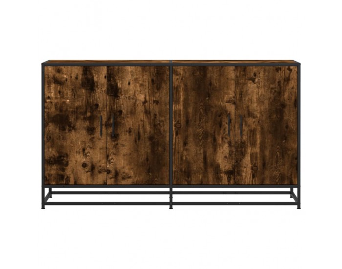Sonata H Бюфет опушен дъб 134x35x76 см инженерно дърво