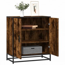 Sonata H Шкаф опушен дъб 68x35x76 cm Изработена дървесина и метал - Corpuri, vitrine, biblioteci modulare