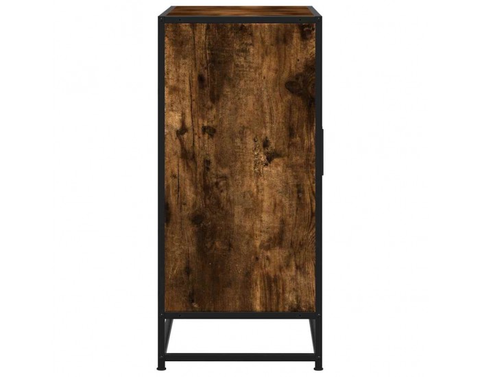Sonata H Шкаф опушен дъб 68x35x76 cm Изработена дървесина и метал