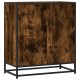 Sonata H Шкаф опушен дъб 68x35x76 cm Изработена дървесина и метал