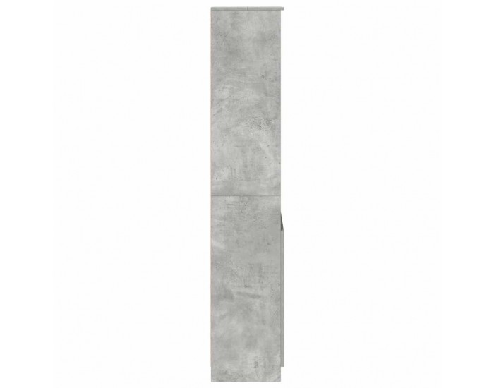 Sonata H Висок шкаф, Бетонно сиво, 50x35x180 cм инженерно дърво