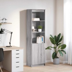 Sonata H Висок шкаф, сив сонома, 50x35x180 cм инженерно дърво - Corpuri, vitrine, biblioteci modulare
