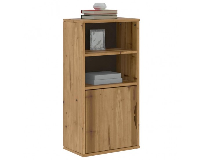 Sonata H Страничен шкаф ODDA 40x24x79 cm масивна дървесина бор