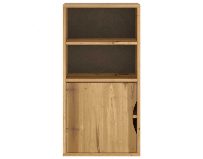 Sonata H Страничен шкаф ODDA 40x24x79 cm масивна дървесина бор