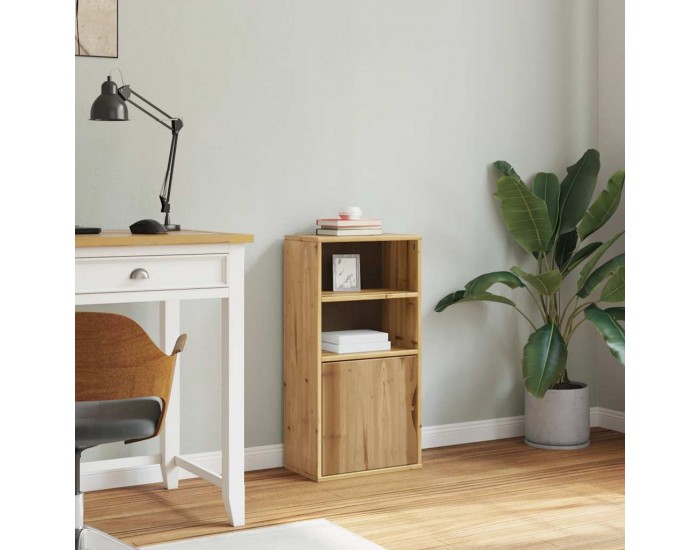 Sonata H Страничен шкаф ODDA 40x24x79 cm масивна дървесина бор