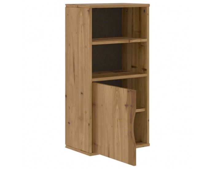 Sonata H Страничен шкаф ODDA 40x24x79 cm масивна дървесина бор