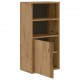 Sonata H Страничен шкаф ODDA 40x24x79 cm масивна дървесина бор