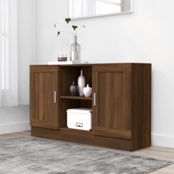 Sonata H Сайдборд, кафяв дъб, 120x30,5x70 см, инженерно дърво - Corpuri, vitrine, biblioteci modulare