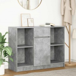 Sonata H Бюфет с чекмеджета, бетонно сив, 101x35x76 см, инженерно дърво - Living