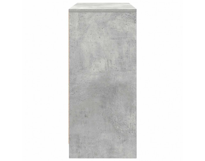 Sonata H Сайдборд, бетонно сив, 85x34x76 см, инженерно дърво