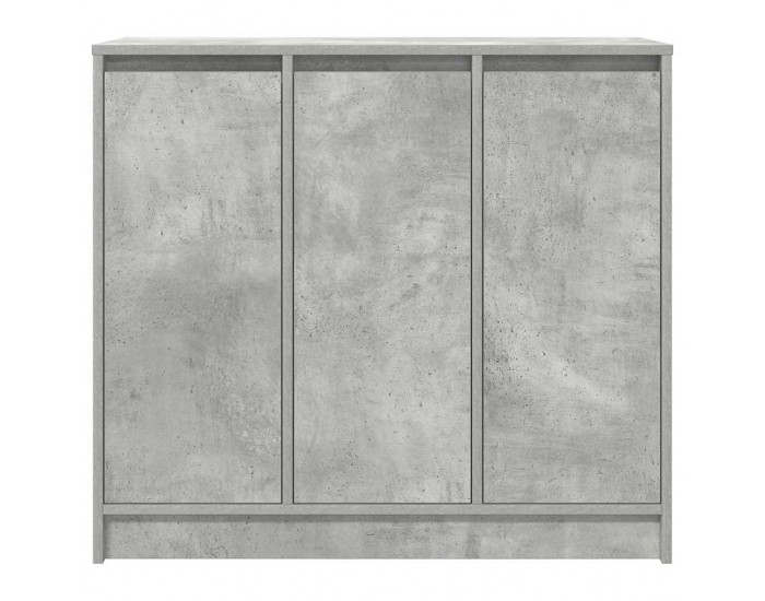Sonata H Сайдборд, бетонно сив, 85x34x76 см, инженерно дърво